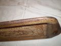 Стар Дървен Поднос За Сервиране Пирография, снимка 7