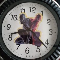 Стенен часовник,Спайдърмен.,25 см диаметър, снимка 1 - Други - 35634904