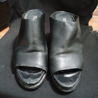 кожени чехли тип сандали & Other Stories, снимка 2 - Дамски ежедневни обувки - 34402568