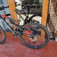 ROCKRIDER ST 520S Full Suspension Mountain Bike - 27.5",черно-червено, снимка 1 - Велосипеди - 37335080