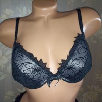 Sexy lingerie -75 C /M,- Луксозен комплект сутиен с твърди чашки с банел и бикини , снимка 6 - Бельо - 44506183