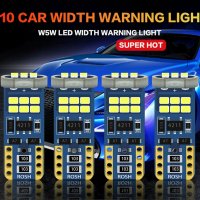 супер мощни W5W T10 led крушка-габарит-интериор-дневни светлини , снимка 1 - Аксесоари и консумативи - 31803581