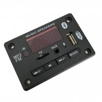 MP3 player 5V-12V модул за вграждане с Bluetooth 5.0 AIYIMA SD card/USB/AUX/MIC, снимка 5 - Аудиосистеми - 31398883