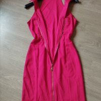 Секси червена рокля с цип, снимка 3 - Рокли - 40572082