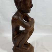 Дървена статуетка дърворезба , снимка 1 - Статуетки - 35626438