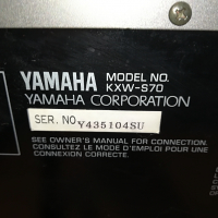 YAMAHA RECEIVER & YAMAHA DECK-SWISS 1604221752, снимка 10 - Аудиосистеми - 36476868