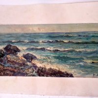 картина"Море"-Наполеон Алеков-масло,платно