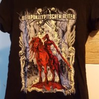 Оригинална дамска тениска на групата Die Apokalyptischen Reiter, снимка 1 - Тениски - 32100016