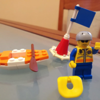 Конструктор Лего - Lego Town 5621 - Каяк на бреговата охрана, снимка 4 - Конструктори - 36485294