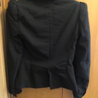 Черно сако Zara, S размер, снимка 5 - Сака - 30300883