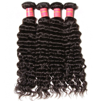 Перуанска коса (1 пакет) - дълбока вълна / вътък от човешка коса, снимка 2 - Продукти за коса - 44610198