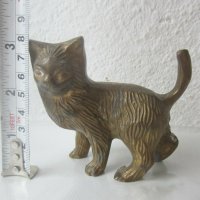 котка и лъв метал бронз месинг фигура статуетка , снимка 4 - Статуетки - 31488773