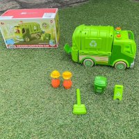 Нова детска играчка камион за боклук реалистична кола с повдигач за деца, снимка 8 - Други - 42241406