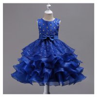 Детска рокля тъмно синя размер 170 Ново., снимка 4 - Детски рокли и поли - 29483637