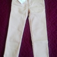  Нови бледорозави дънки марка HM - размер 116., снимка 2 - Детски панталони и дънки - 35526718