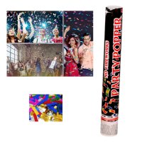 Парти цилиндър с конфети "Party Popper" /цветни ленти/, снимка 1 - Декорация за дома - 42533583