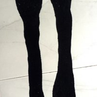 Черни мрежести чорапи, снимка 2 - Бельо - 31184055