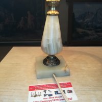 мрамор мед/месинг-антик лампа от франция 1702211035, снимка 9 - Колекции - 31846773