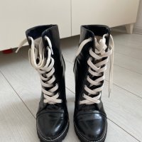 Дамски боти на ток, снимка 4 - Дамски обувки на ток - 42753581