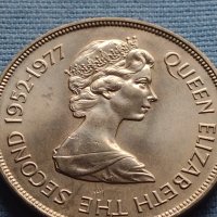 Монета 25 пенса 1977г. Гибралтар 25г. От коронацията на кралица Елизабет втора 40435, снимка 10 - Нумизматика и бонистика - 42711310