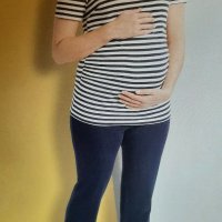 НОВИ  ! Дамски РОКЛИ и ПАНТАЛОНИ за Бременни от БИО памук , снимка 3 - Дрехи за бременни - 30183620