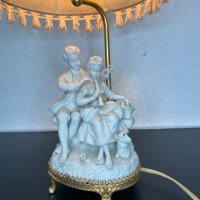 Порцеланова лампа №5098 , снимка 2 - Антикварни и старинни предмети - 44304060