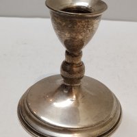 Свещник сребро, снимка 1 - Антикварни и старинни предмети - 29865069