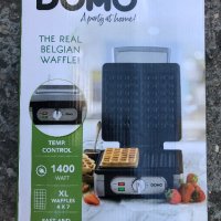 Гофретник DOMO, 1400W Машина за гофрети Domo DO9149W, Регулируема температура, снимка 7 - Гофретници - 40242829