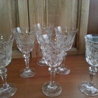 Кристални чаши Бохемия , снимка 3 - Антикварни и старинни предмети - 37761425