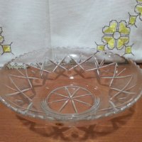 Кристална купа фруктиера , снимка 1 - Антикварни и старинни предмети - 44343892