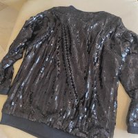 Дамска блуза 2xl с пайети, снимка 3 - Ризи - 37687341