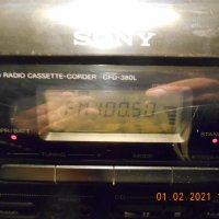 SONY CFD 380L portable CD Fm Boombox, снимка 5 - Радиокасетофони, транзистори - 31672096