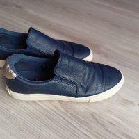 Тъмно сини кожени обувки Next/38, снимка 8 - Дамски ежедневни обувки - 40695933