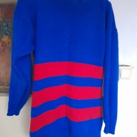 Пуловер-туника чист кашмир-ръчно плетиво +подарък шапка, снимка 2 - Туники - 38910296