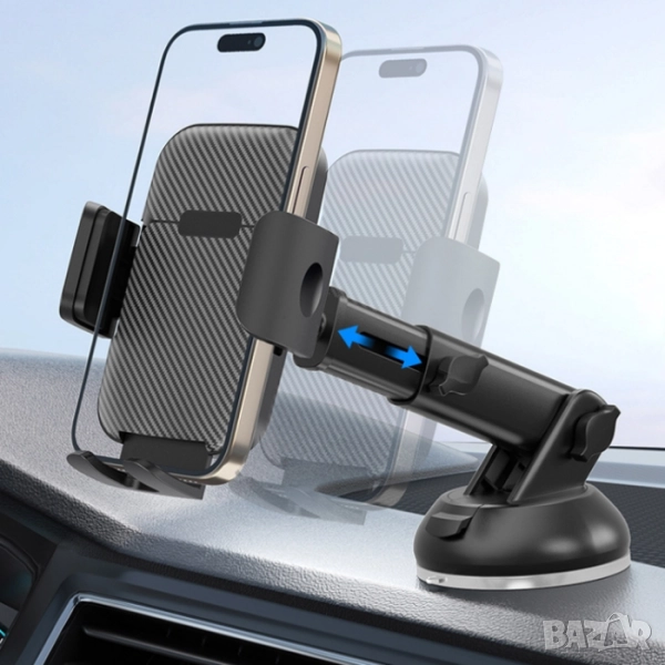 Стойка за телефон с вендуза, Поставка за телефон, снимка 1