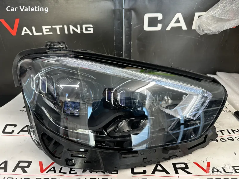 Фар фарове десен Mercedes E W213 Facelift far farove ЛЕД Мерцедес 213, снимка 1