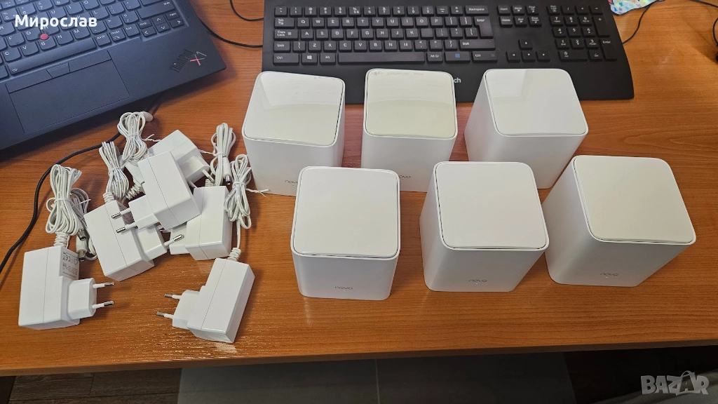 WiFi mesh/router/рутер Tenda Nova MW5G 2xGigabit, AC1200, снимка 1