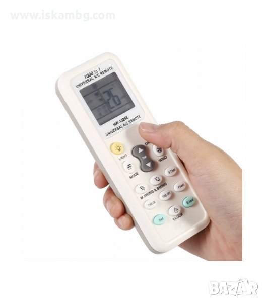 УНИВЕРСАЛНО ДИСТАНЦИОННО ЗА КЛИМАТИК С LCD ДИСПЛЕЙ - код 0129, снимка 1