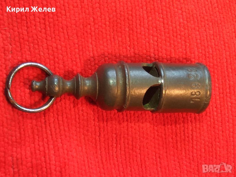 ПРОФЕСИОНАЛНА СТАРИННА ОЛОВНА СПОРТНА СЪДИЙСКА СВИРКА със СЕРИЕН НОМЕР Много РЯДЪК РЕТРО МОДЕЛ 34142, снимка 1