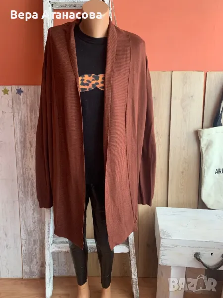 🤎🤎🤎 Блейзър/жилетка в актуалния за сезона кафяв цвят👜, снимка 1