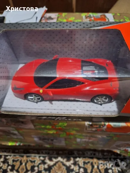 Кола с дистанционно Ferrari 458 Italia Rastar 1:18, снимка 1
