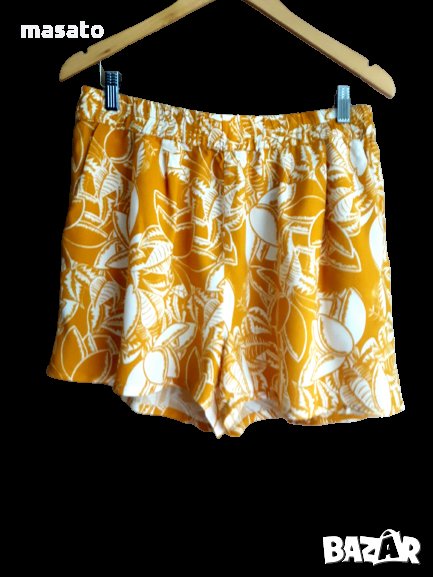 H&M - жълто/оранжеви къси панталони, снимка 1