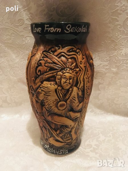 декоративна керамична ваза, снимка 1