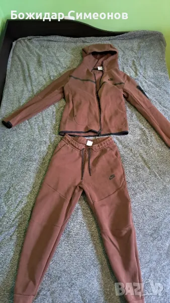 Кафяв Мъжки Nike Tech Fleece Комплект , снимка 1