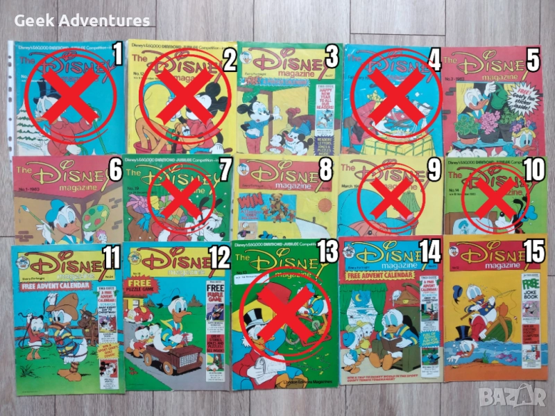 Disney Magazine 1980's Дисни Списание от 1983 Мики Маус Колекционерски Книжки, снимка 1