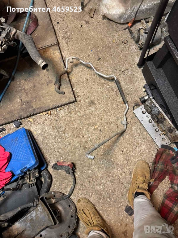 Алуминиево водно съединение Ауди Audi само за 60лв. 4H0121481AA, снимка 1