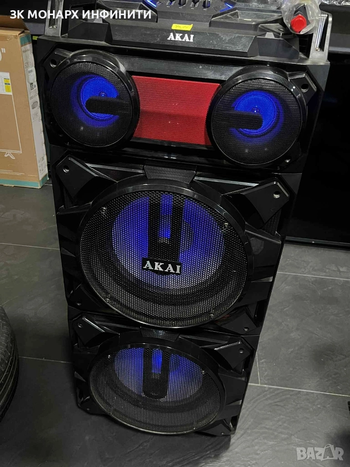 Преносима тонколона Akai, ABTS-T1203, 90W, Bluetooth, Караоке, снимка 1