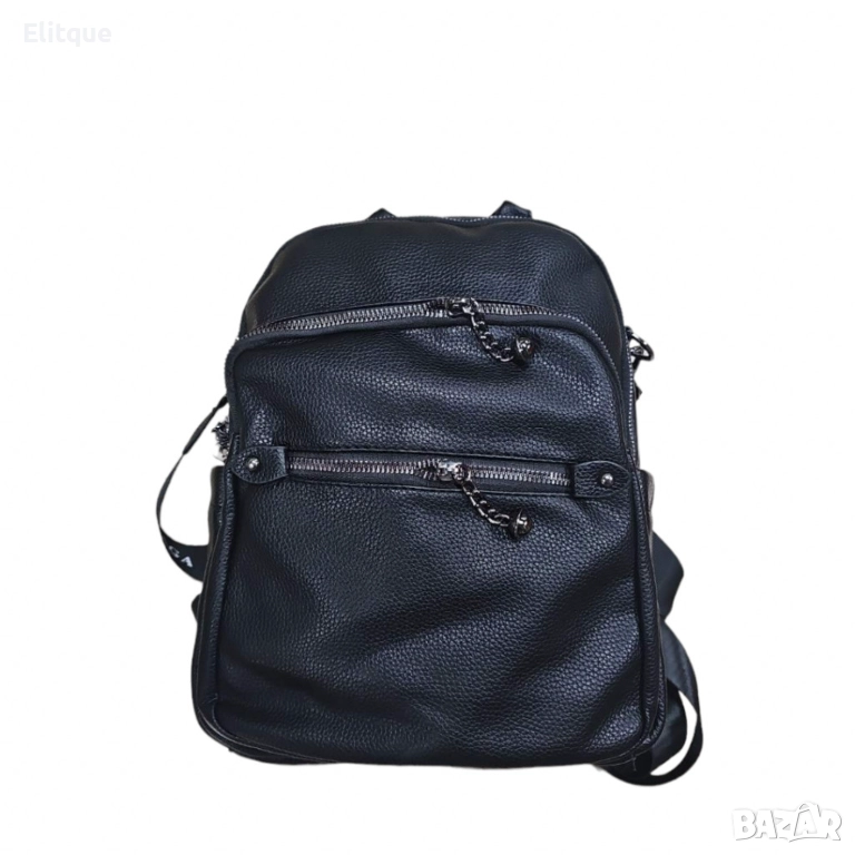 Черна, дамска раница , снимка 1