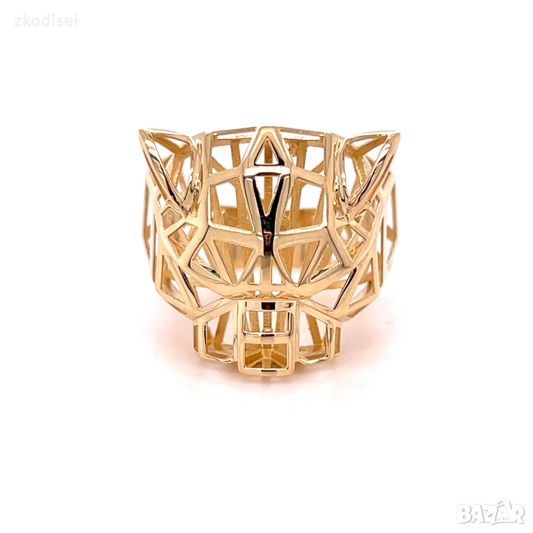 Златен дамски пръстен Cartier 4,08гр. размер:55 14кр. проба:585 модел:36269-6, снимка 1