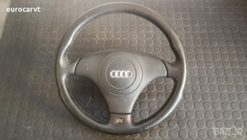 кожен волан с airbag за Audi S-LINE - 4B0124A, снимка 1